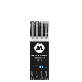 Molotow BLACKLINER Set 1 (4 Markers)