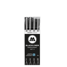 Molotow BLACKLINER Set 2 (4 Markers)