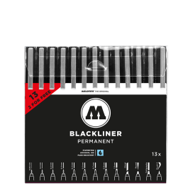 Molotow BLACKLINER Complete Set 13 (13 Markers)