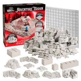 Monster Adventure Terrain: Unpainted: Rock Formations & Baseplate (107pc)