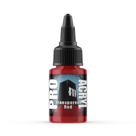 Pro Acryl: Transparent Red (22ml)