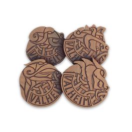 Valheim: Wooden Beer Coasters
