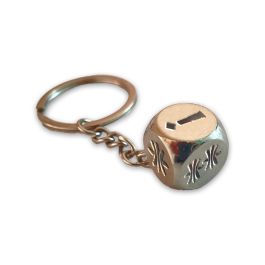 Valheim: Metal Dice Keyring
