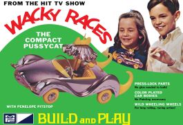 MPC 1/32 Wacky Races Compact Pussycat Snap Fit Kit