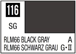 Mr Hobby Mr. Color 116 - RLM66 Black Gray (Semi-Gloss/Aircraft) - 10ml (6 Pack)