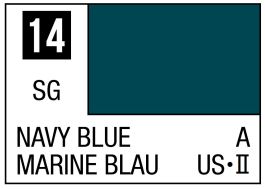 Mr Hobby Mr. Color 14 - Navy Blue (Semi-Gloss/Aircraft) - 10ml (6 Pack)