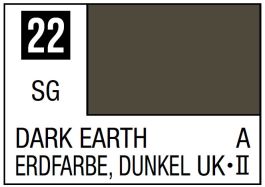 Mr Hobby Mr. Color 22 - Dark Earth (Semi-Gloss/Aircraft) - 10ml (6 Pack)