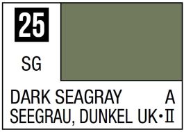 Mr Hobby Mr. Color 25 - Dark Seagray (Semi-Gloss/Aircraft) - 10ml (6 Pack)