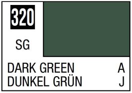Mr Hobby Mr. Color 320 Dark Green (Semi-Gloss/Aircraft) - 10ml (6 Pack)