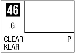 Mr Hobby Mr. Color 46 - Clear (Gloss/Primary) - 10ml (6 Pack)