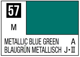 Mr Hobby Mr. Color 57 - Metallic Blue Green (Metallic/Aircraft) - 10ml (6 Pack)
