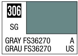 Mr Hobby Aqueous Color H306 Semi Gloss Gray FS36270 US Air Camouflage 10ml Bottle (6 Pack)