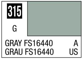Mr Hobby Aqueous Color H315 Semi Gloss Gray FS16440 US Navy Aircraft Standard Color 10ml Bottle (6 Pack)