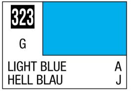 Mr Hobby Aqueous Color H323 Gloss Light Blue Blue Impulse 10ml Bottle (6 Pack)