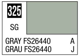Mr Hobby Aqueous Color H325 Semi Gloss Gray FS26440 Japan Air Self Defense Force F-1 Camouflage 10ml Bottle (6 Pack)
