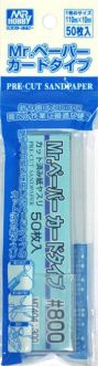 Mr Hobby MT404 Mr. Paper Cardtype Sand Paper #800