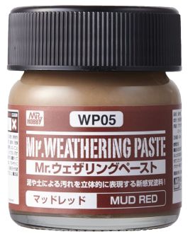 Mr Hobby Mr. Weathering Pastel Mud Red - 40ml (6 Pack)
