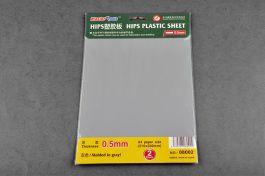 Master Tools 0.5mm HIPS Plastic Sheet A4 SIZE (210mm*300mm*2PCS)