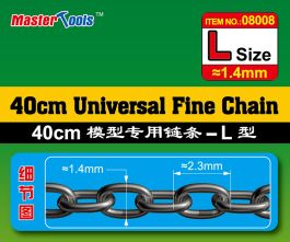 Master Tools 40cm Universal Fine Chain L Size 1.4mm x 2.3mm