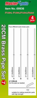 Master Tools 20cm Brass Pipe Set 7