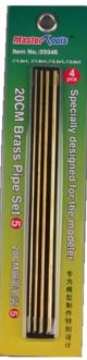 Master Tools 20cm Brass Pipe Set 5--1.3,1.8,2.3,2.8*4
