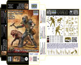 Master Box Models 1/24 "Post-apocalyptic series. The Last Bridge. Kit No. 7. Dogs of the Apocalypse"