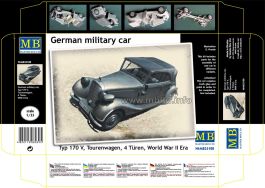 Master Box Models German military car, Typ 170 V, Tourenwagen, 4 Turen, 1937-1940