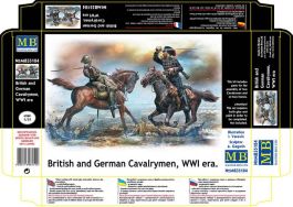Master Box Models 1/35 British and German Cavalrymen, WWI era