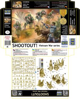 Master Box Models 1/35 "SHOOTOUT! Vietnam War series"