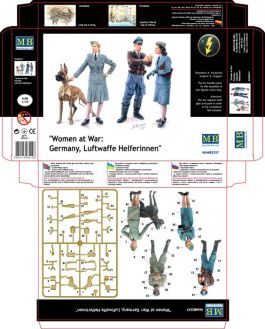 Master Box Models 1/35 Women at War: Germany, Luftwaffe Helferinnen