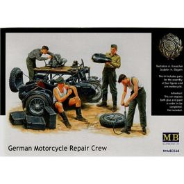 Master Box Models 1/35 German Motorcycle Repair Crew