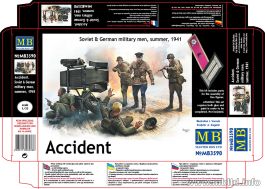 Master Box Models 1/35 Accident. Soviet & German military men, summer 1941