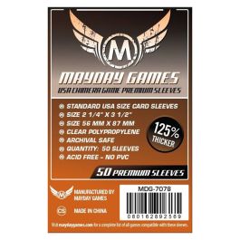 Deck Protector: USA Chimera Dark Orange 57.5x89mm (50)