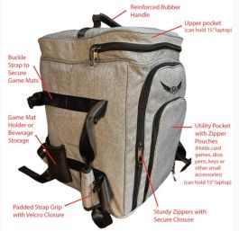 Ultimate Game Night Bag: Heather Grey