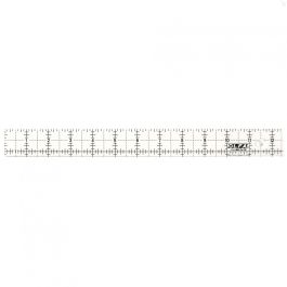 OLFA QR-1x12 1" x 12" Non-Slip Frosted Acrylic Ruler