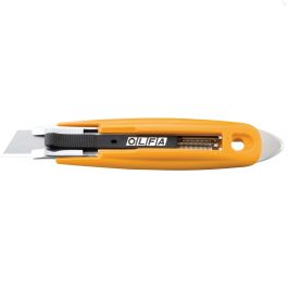 OLFA SK-9 Semi-Auto Self-Retracting Safety Knife with Tape Slitter