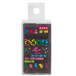 Oyumaru Reusable Modelling Compound - Black, 6 Pieces