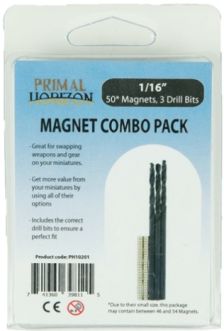 Magnets: Combo Pack 1/16 X 1/32 (50 + Drillx3)
