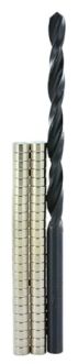 Magnets: Combo Pack 1/8 X 1/16 (50 + Drill)