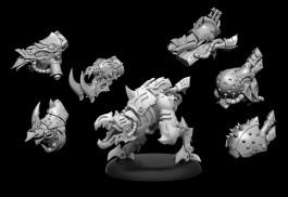 Warmachine MKIV: Necrofactorium Raptor (Light Warjack)