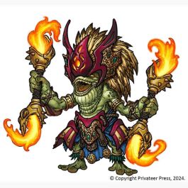 Warmachine MKIV: Southern Kriels Cadre - Fire Tongue Warriors
