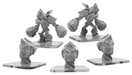 Monsterpocalypse: Masters of the 8th Dimension Jurors and Abrogators Unit (White Metal)