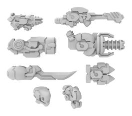 Warcaster: Aeternus Continuum Nemesis A Weapon Pack (Metal)
