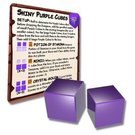 Dungeon Drop: Shiny Purple Cubes