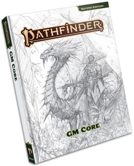 Pathfinder 2nd Edition Remaster Gm Core Sketch Cover Hardcopy