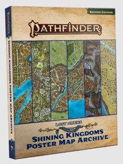 Pathfinder Role Playing Game: Lost Omens - Shining Kingdoms Poster Map Archive (P2)