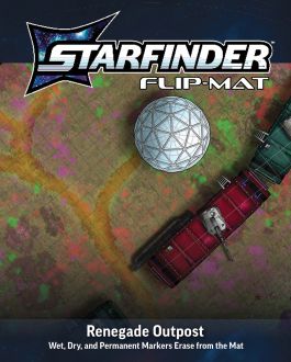 Starfinder Role Playing Game: Flip-Mat - Renegade Outpost