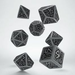 Dwarven Dice Set Gray/Black (7)