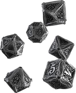 Metal Dice Set: Call of Cthulhu (7)