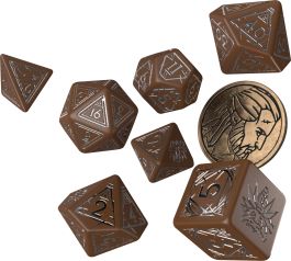 The Witcher Dice Set: Geralt - Roachs Companion (7 + coin)